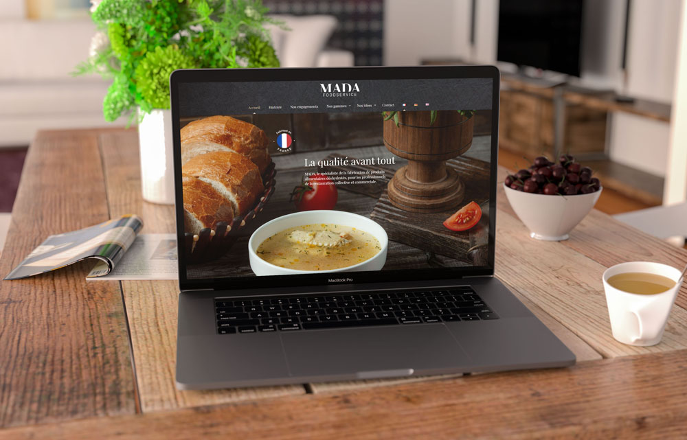 Site internet Mada FoodService
